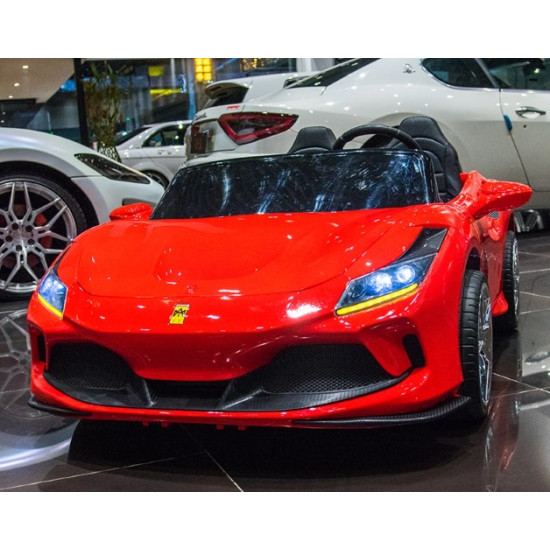Ferrari styled kids ride on car