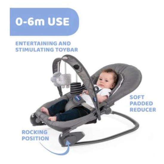 Chicco Hoopla Bouncer Moon Grey