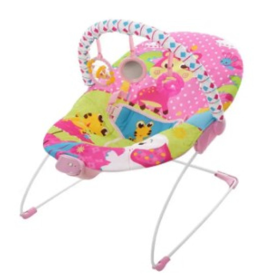 Mastela Music and Soothing Vibration Bouncer Pink