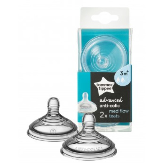 Tommee Tippee Advanced Anti-Colic 3m+ Medium Flow Teat