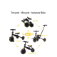 Lubbeez 4 in 1 Foldable Kids Trike