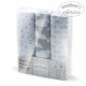 Mothers Choice 3 Pack Baby Flannel Receiver Clouds