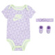 Nike Infant 3 Piece Box Set Lilac Bloom 0-6 M
