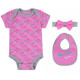 Nike Infant 3 Piece Box Set playful pink 0-6 M