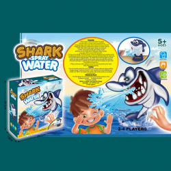 Shark Spray Water Prank Games Educational Interactive Toy Gift for Toddler